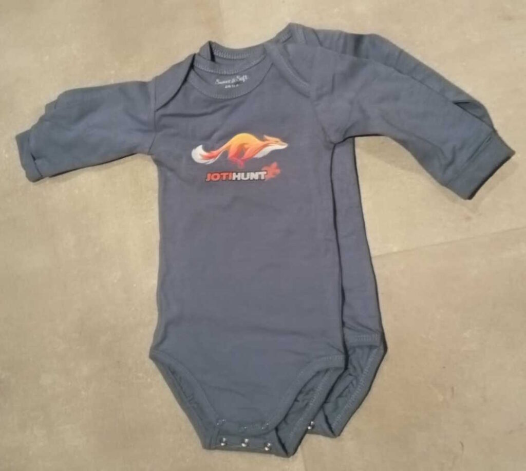Baby rompertje blauw lange mouw