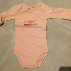 Baby rompertje roze lange mouw