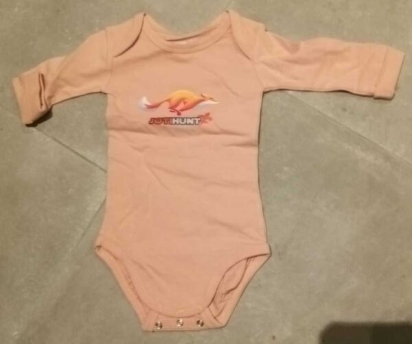 Baby rompertje roze lange mouw