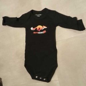 Baby rompertje zwart lange mouw