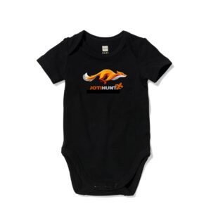Baby rompertje zwart korte mouw