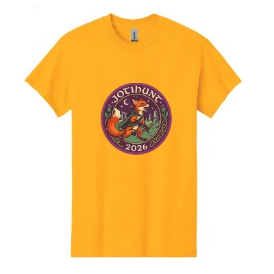 T-shirt 2026 - Brave (geel)